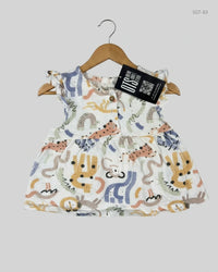 NUTMEG (SGT-83) Multi Color Girls Summer Tops