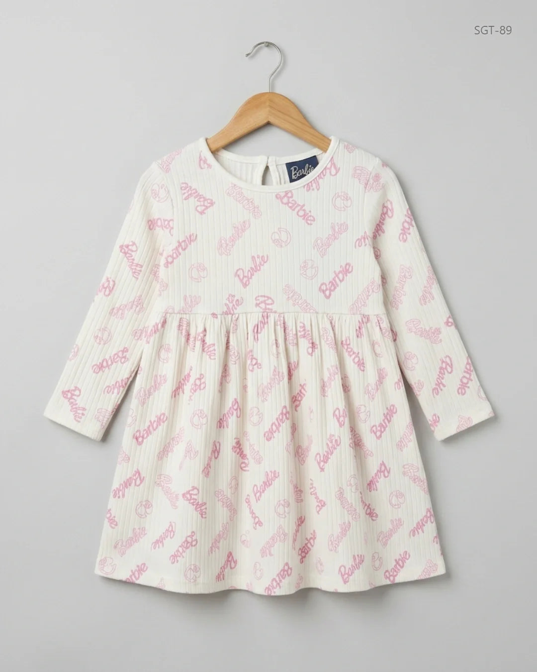 Secondhand Branded Girls Summer Tops by BARBIE, White Cotton fabric, Premium condition, for Girls - Online Thrift Shop Peshawar Pakistan