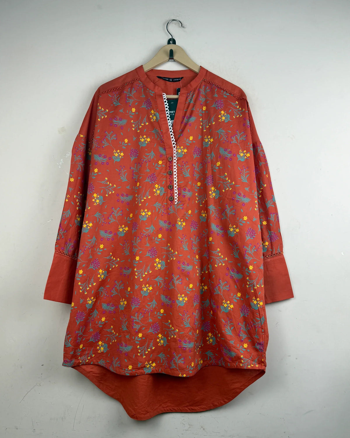 BEECHTREE Orange Women's Summer Kurti (SK-1)