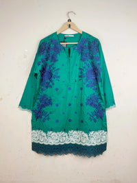 KHAADI Green Summer Kurti (SK-101)