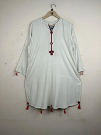 CUT LABEL Beige Summer Kurti (SK-103)
