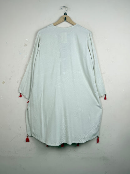 Order CUT LABEL Summer Kurti in Beige Lilen for Womens - Premium at Online Thrift Store Pakistan (SK-103)