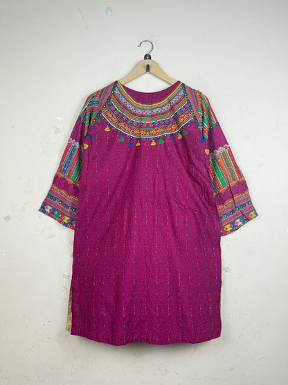 Buy Pink LAWN Summer Kurti by Unknown - Premium condition for Womens | Preloved OTS Pakistan (SK-104)