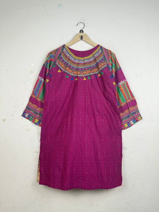 Buy Pink LAWN Summer Kurti by Unknown - Premium condition for Womens | Preloved OTS Pakistan (SK-104)