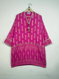 GUL AHMAD Pink Summer Kurti (SK-105)