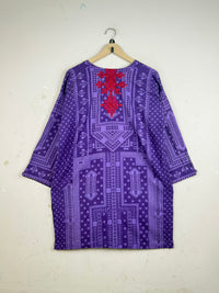 KHAADI Purple Summer Kurti (SK-106)