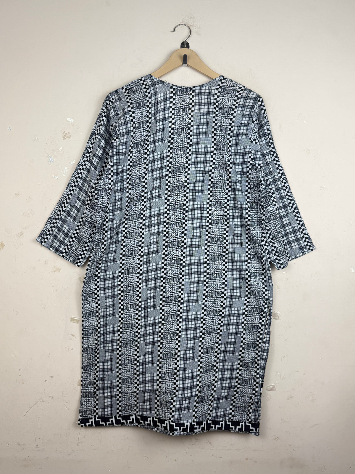 CUT LABEL Black & White Summer Kurti (SK-107)