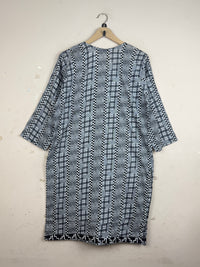 CUT LABEL Black & White Summer Kurti (SK-107)