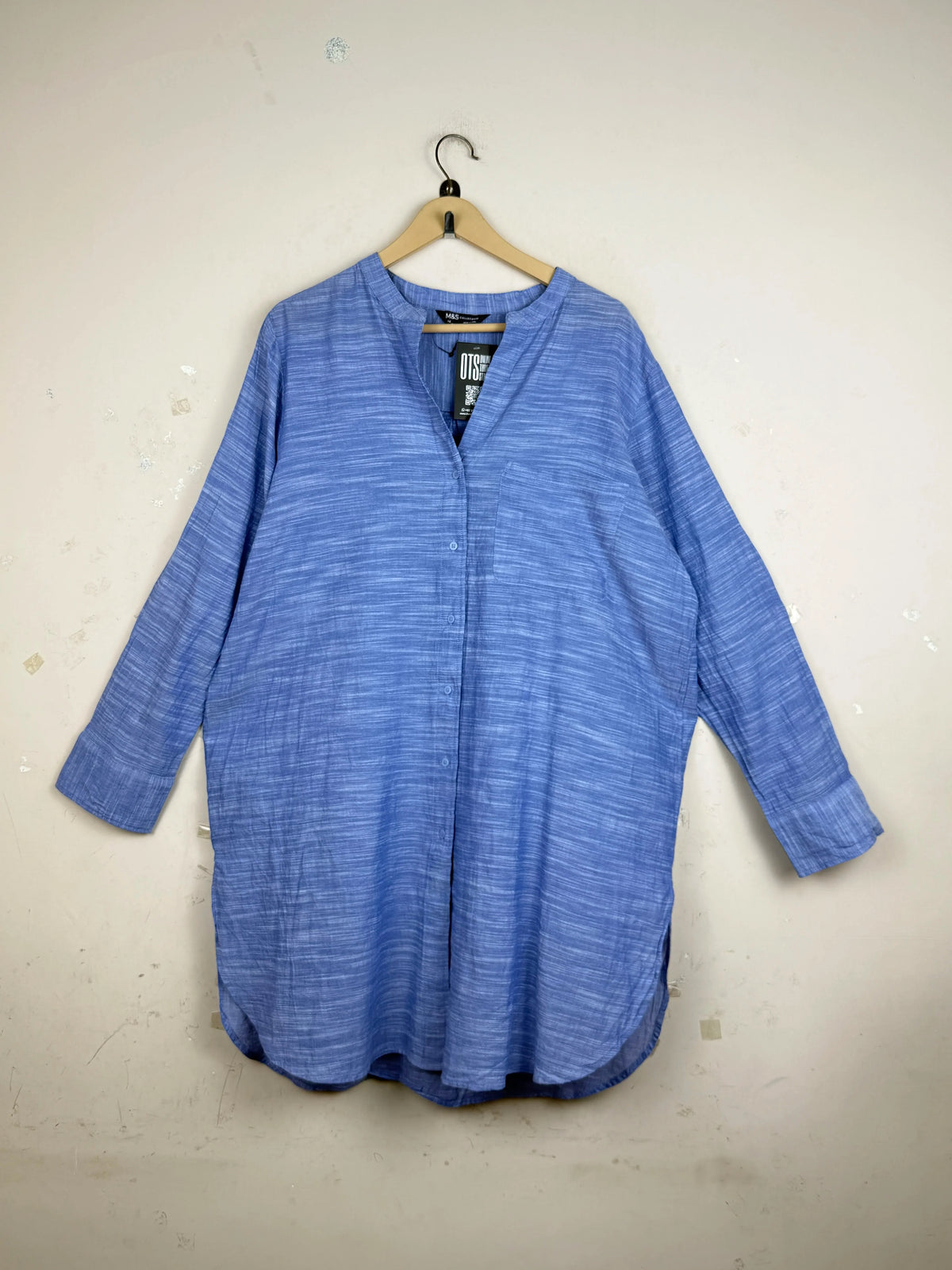 MARKS & SPENCER Sky Blue Summer Kurti (SK-110)