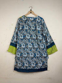 KHAADI Cyan Summer Kurti (SK-133)