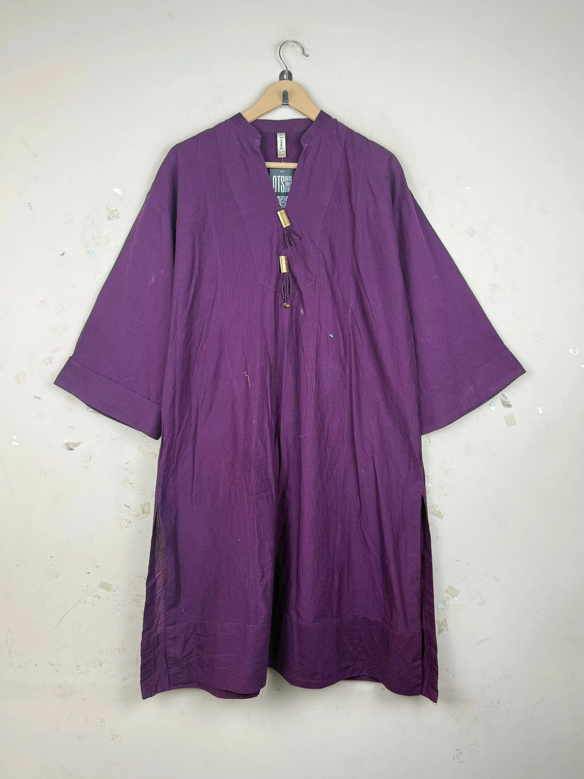 ETHNIC Dark Purple Summer Kurti (SK-139)