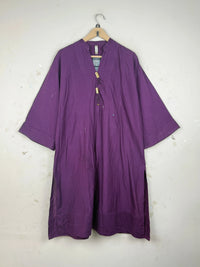 ETHNIC Dark Purple Summer Kurti (SK-139)