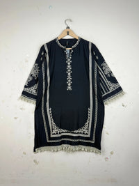 DARS FABRICS Black Summer Kurti (SK-147)