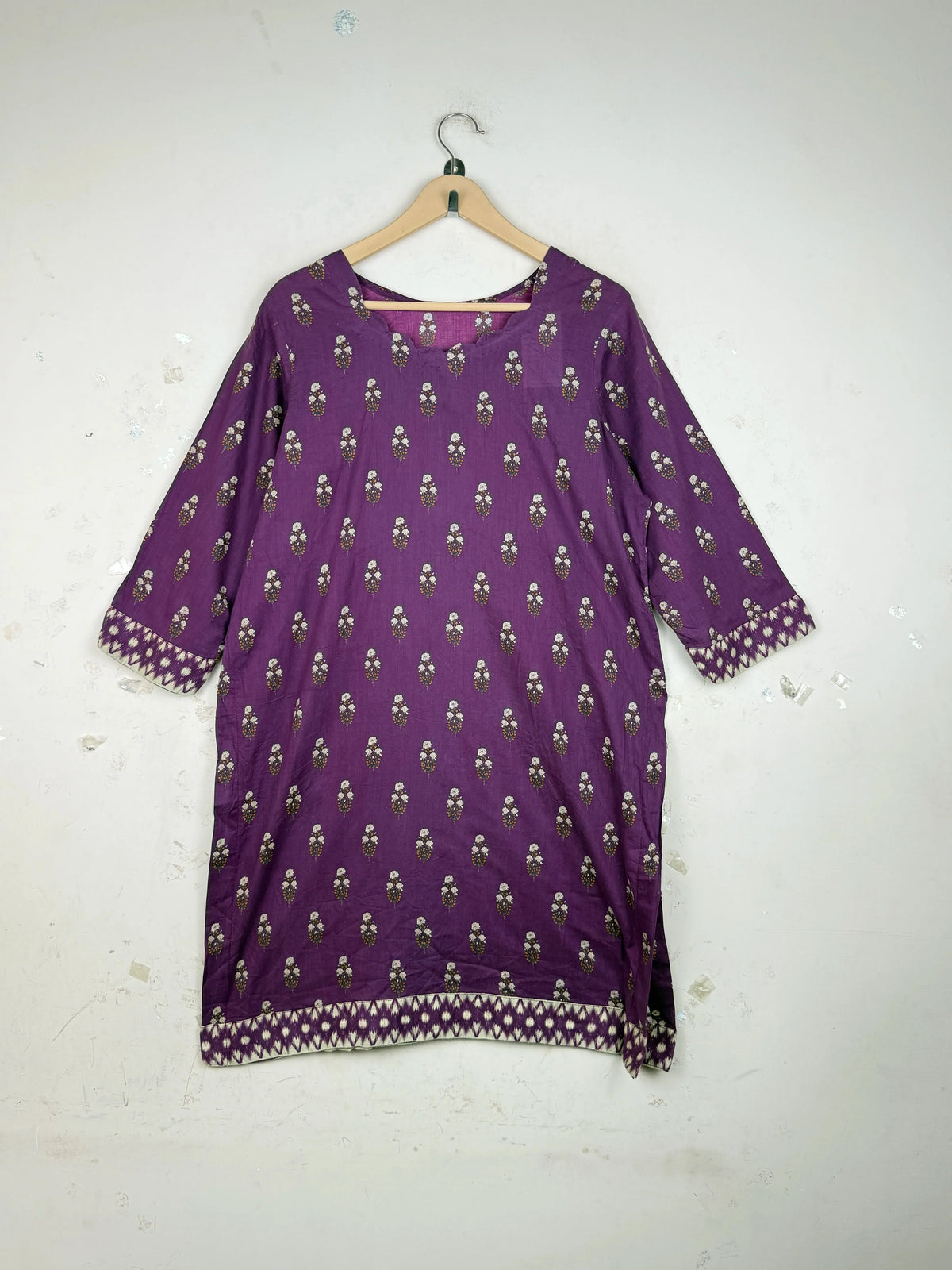 CUT LABEL Purple Summer Kurti (SK-148)