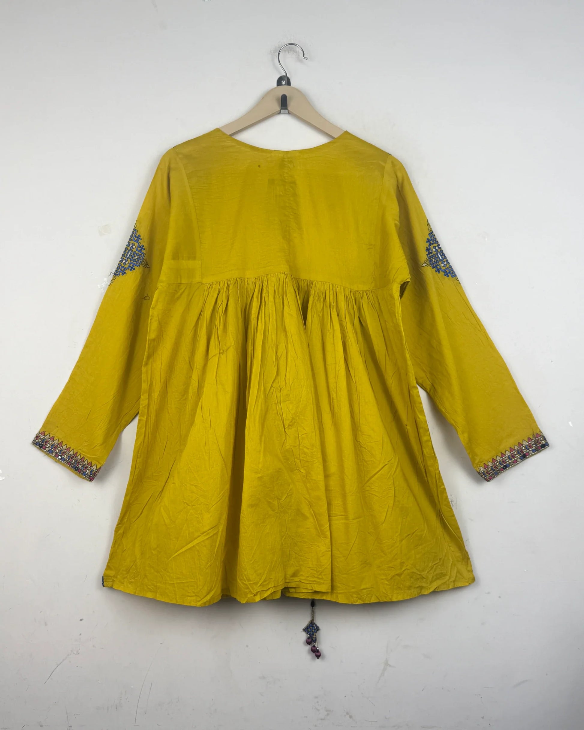 Find Excellent MUSTERED YELLOW Summer Kurti by CHINYERE for | Shop OTS Thrift Store Pakistan (SK-14)