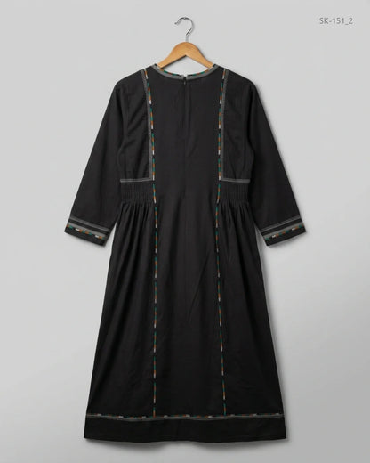 Buy Premium Summer Kurti in Black Cotton by WEEKEND for Womens | OTS Thrift Store Pakistan
