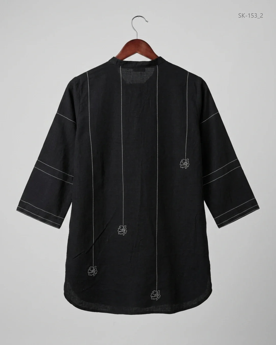 Buy Premium Summer Kurti in Black Cotton by NISHAT PRET for Womens | OTS Thrift Store Pakistan