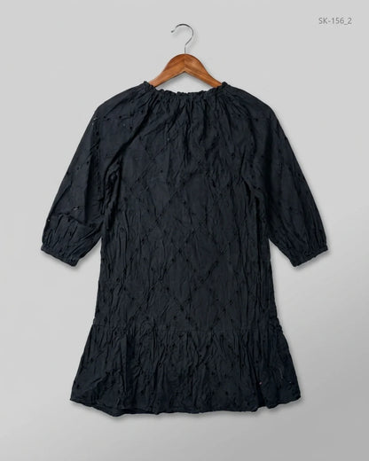 Buy Premium Summer Kurti in Black Cotton by Primark for Womens | OTS Thrift Store Pakistan