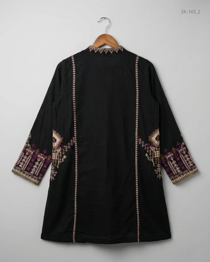 Find Good Black Summer Kurti by KHAADI for Womens | Shop OTS Thrift Store Pakistan (SK-165)