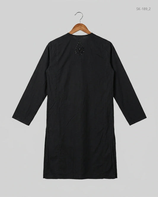 Find Excellent Black Summer Kurti by CUT LABEL for Womens | Shop OTS Thrift Store Pakistan (SK-189)