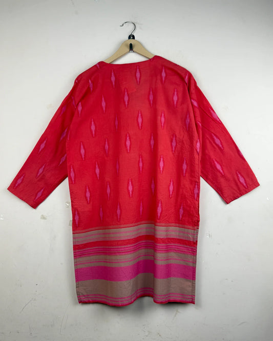Order KHAADI Summer Kurti in CARROT COLOR LAWN for - Excellent at Online Thrift Store Pakistan (SK-18)