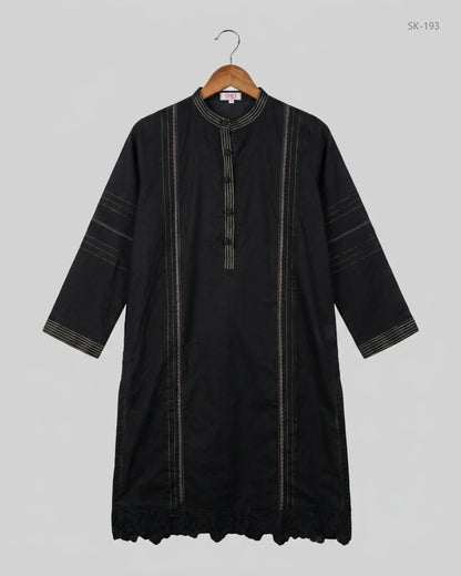Premium Condition Summer Kurti | Preloved STYLO | Black Lawn | Thrift Shop for Womens Karachi Pakistan | OTS