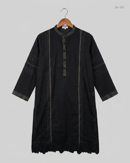 Premium Condition Summer Kurti | Preloved STYLO | Black Lawn | Thrift Shop for Womens Karachi Pakistan | OTS