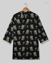 KHAADI (SK-197) Black Summer Kurti