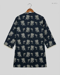 KHAADI (SK-197) Black Summer Kurti