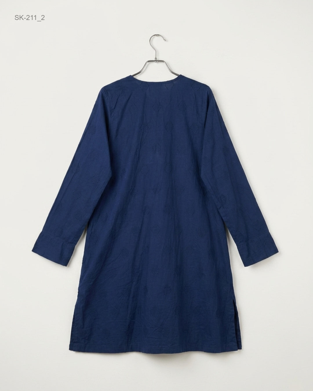 Order ETHNIC Summer Kurti in Navy Blue cotton for Womens - Excellent at Online Thrift Store Pakistan (SK-211)