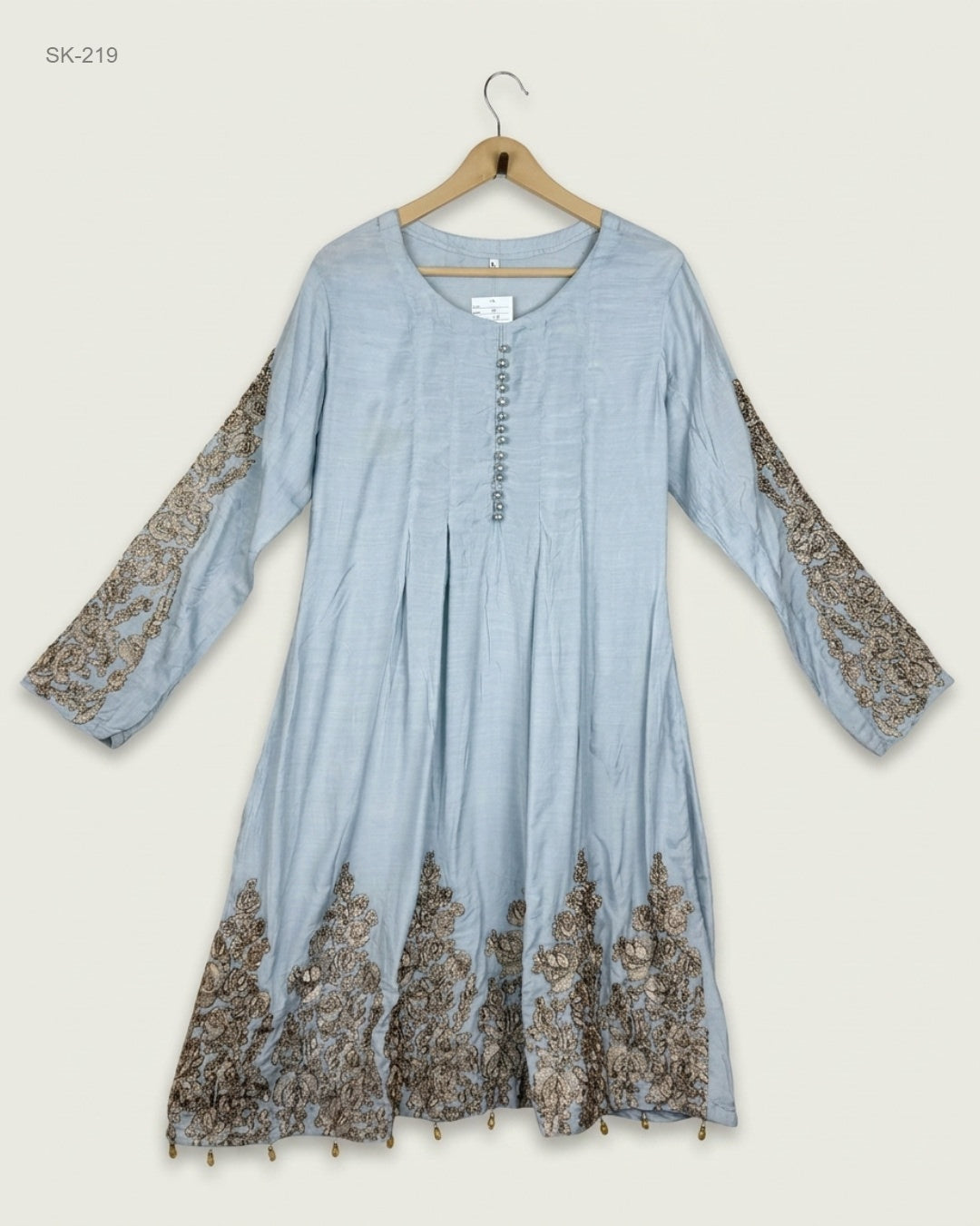 CUT LABEL (SK-219) Embroidered Tunic (Kurti)