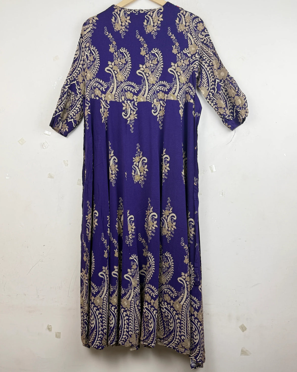 Cut Label Purple Women's Summer Kurti (SK-21)