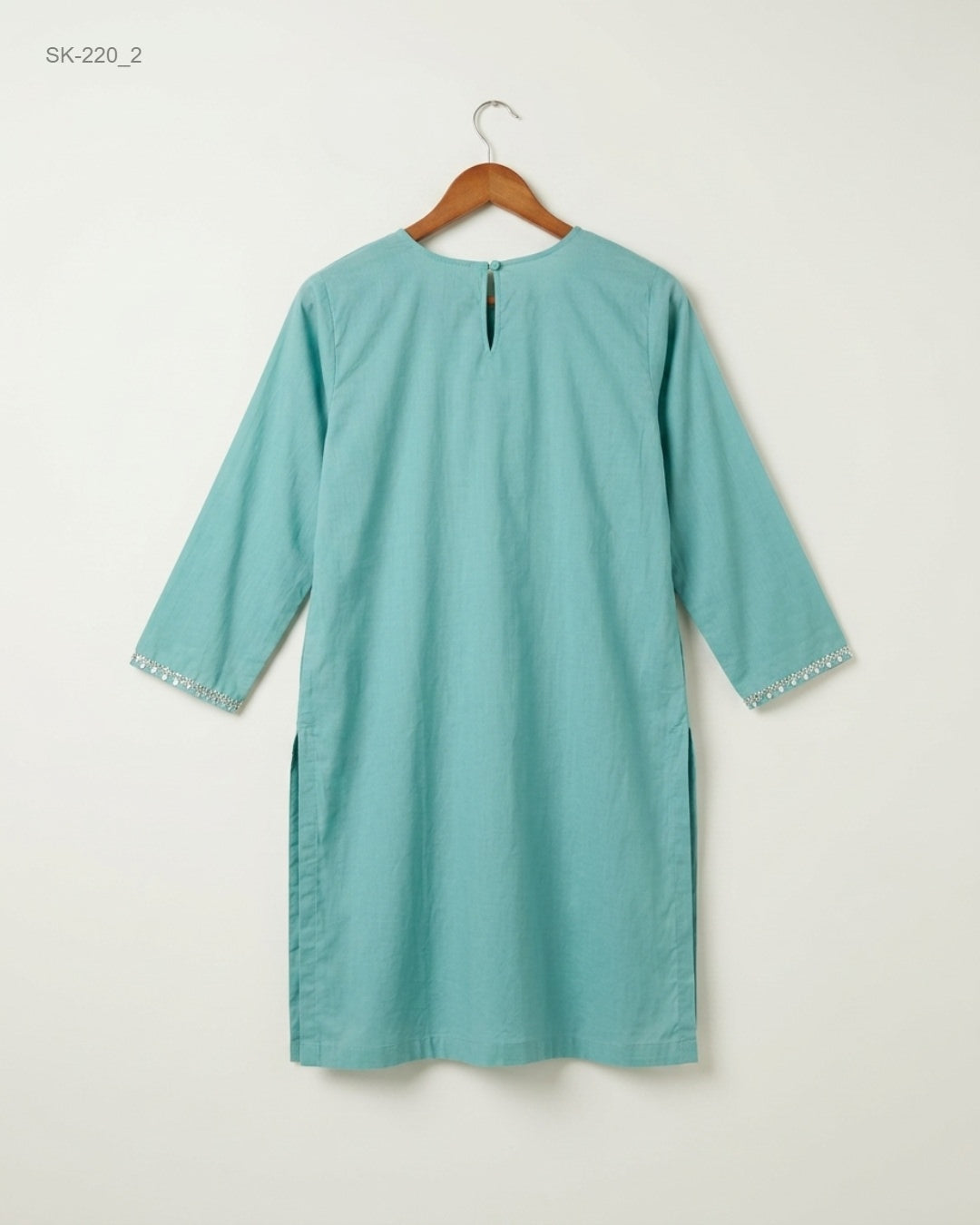 Buy Premium Summer Kurti in Green cotton by CUT LABEL for Womens | OTS Thrift Store Pakistan