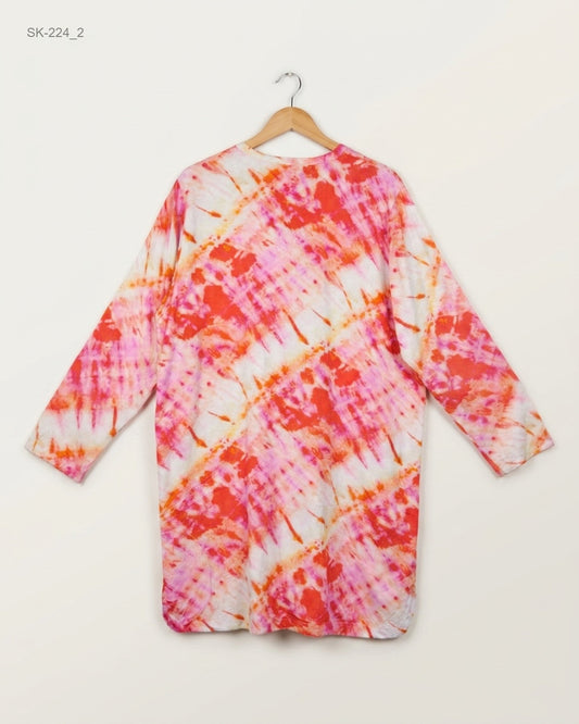 Shop Premium Condition Multi Lilan Summer Kurti by KHAADI for Womens at OTS - Online Thrift Store Pakistan (SK-224)