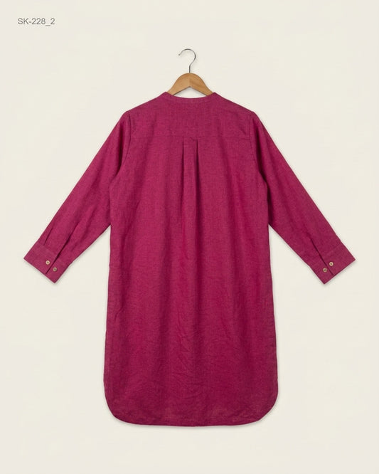 Find Premium Pink Summer Kurti by KHAADI for Womens | Shop OTS Thrift Store Pakistan (SK-228)