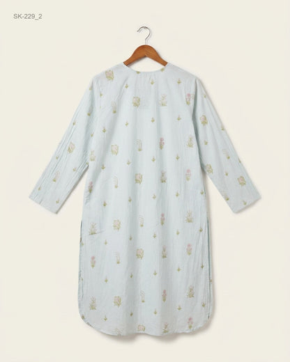 Buy Excellent Summer Kurti in Multi Cotton by KHAADI for Womens | OTS Thrift Store Pakistan