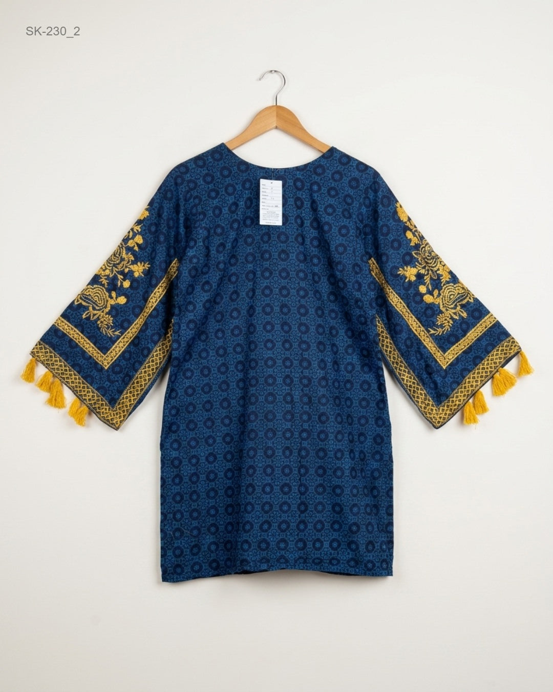 CUT LABEL (SK-230) Embroidered Kurta