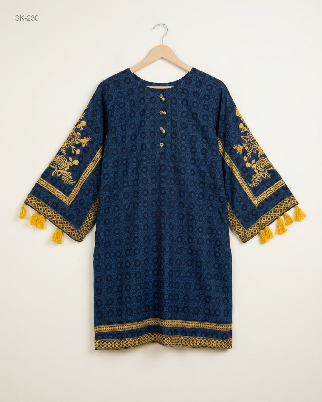 CUT LABEL (SK-230) Embroidered Kurta