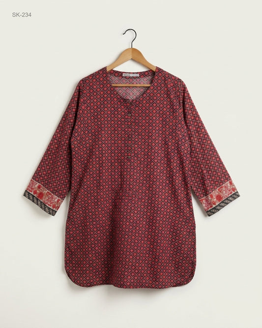 UK Imported secondhand Summer Kurti - KHAADI brand, Multi Khaadi, Good condition, for Womens - Online Thrift Store Peshawar Pakistan