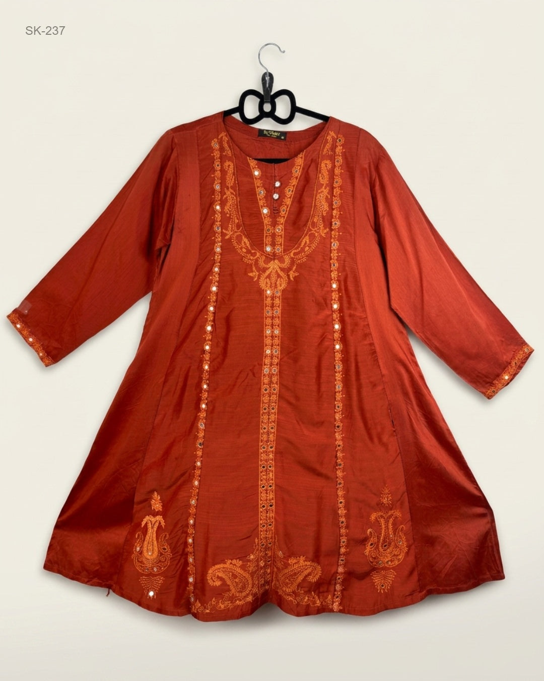SQUENCE (SK-237) Embroidered A-line Kurti