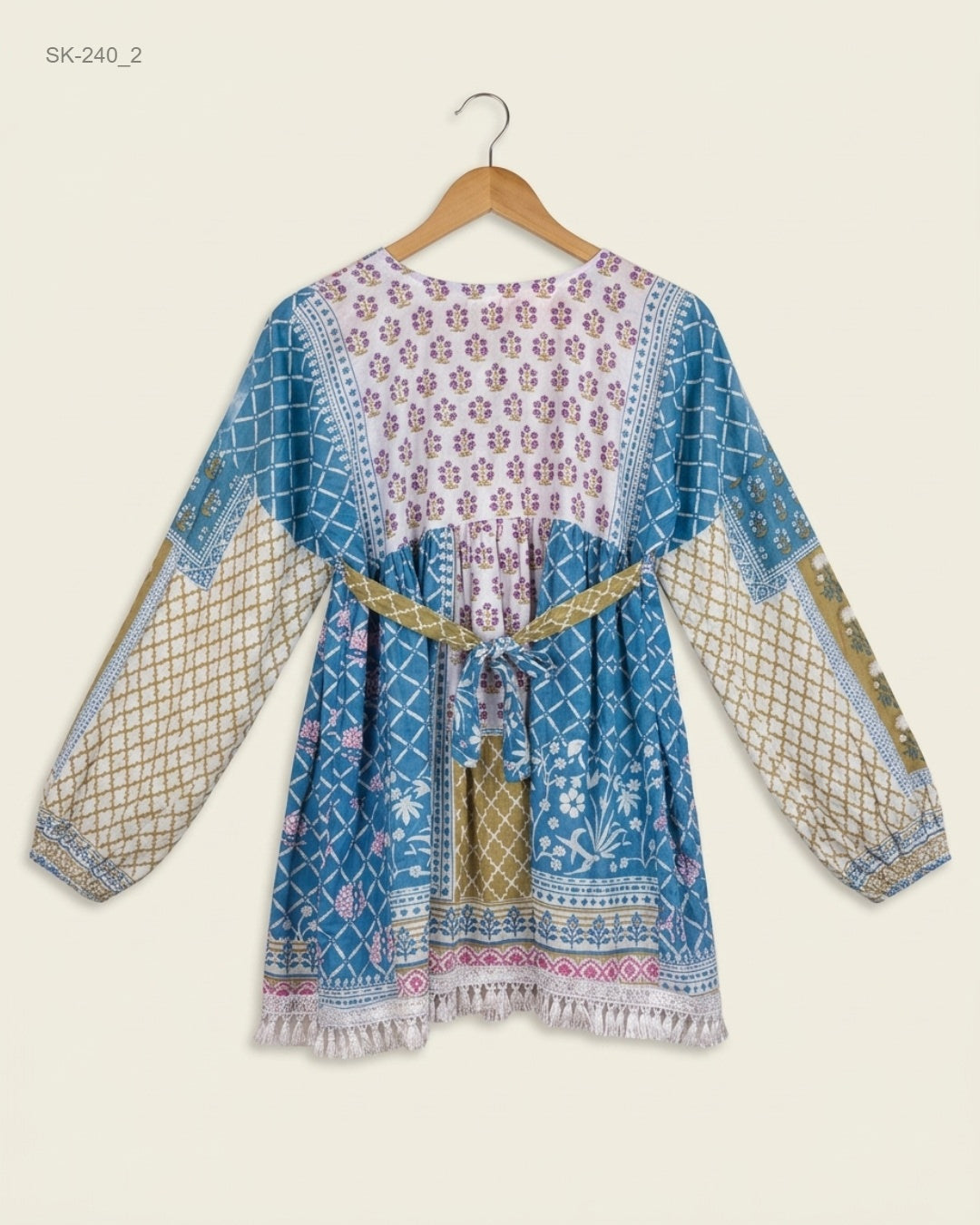 ZAUS FASHION (SK-240) Embroidered Peplum Kurti