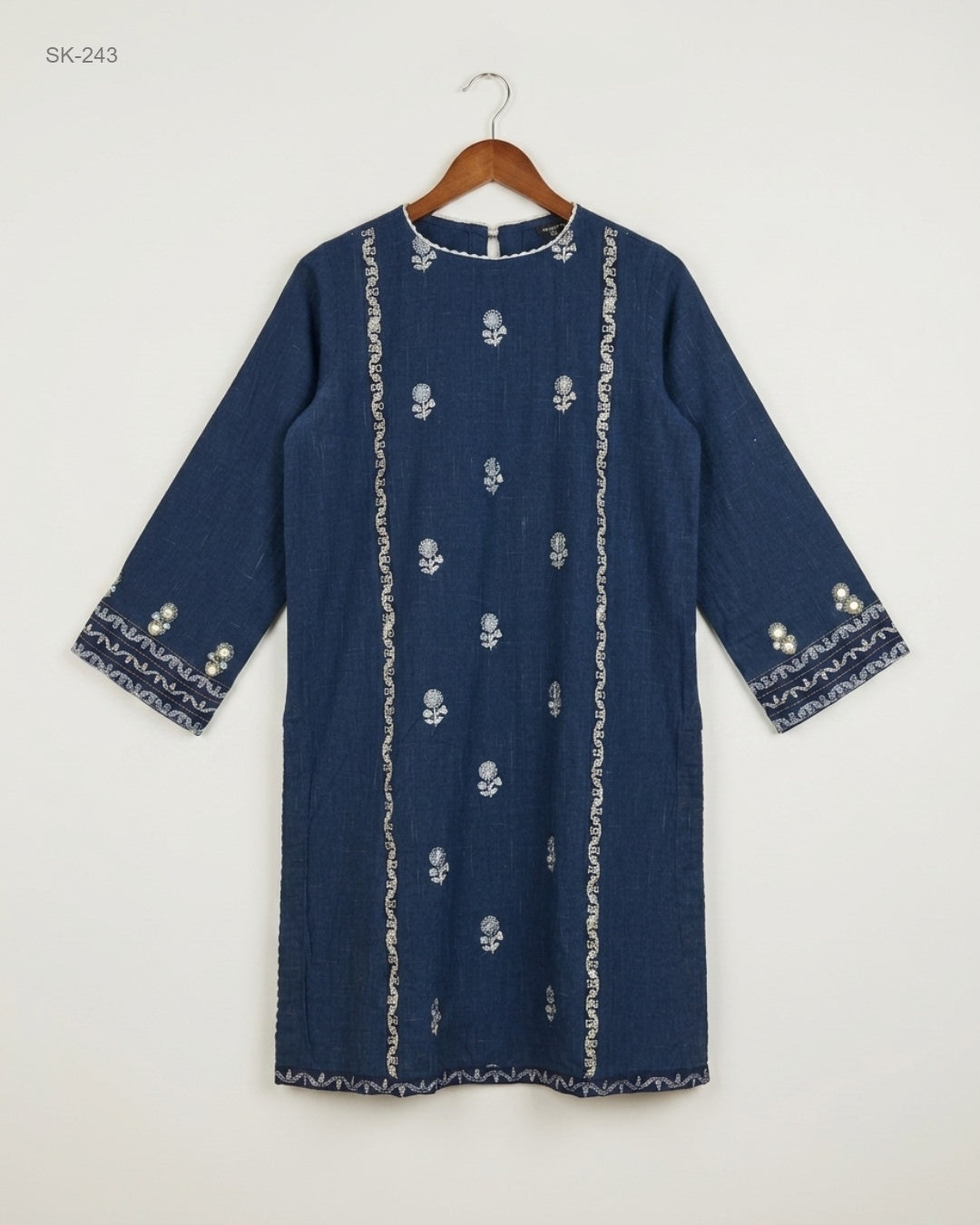 SAPPHIRE (SK-243) Embroidered Cotton Kurta