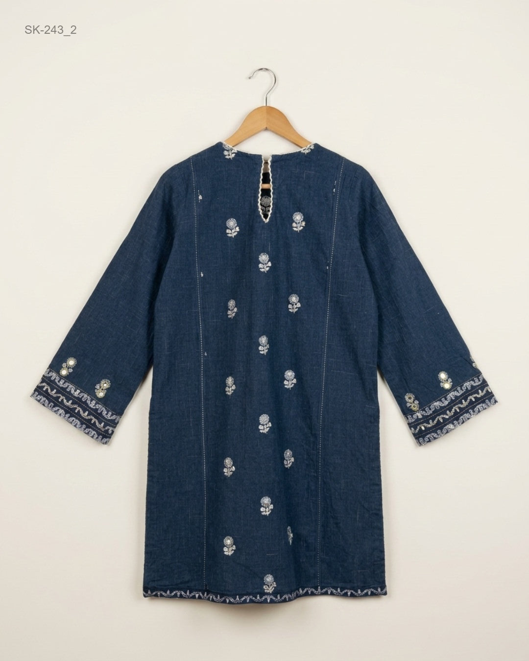 SAPPHIRE (SK-243) Embroidered Cotton Kurta