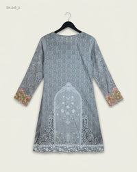 CUT LABEL (SK-245) Embroidered A-Line Kurta