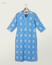 W (SK-247) Long Printed Kurta