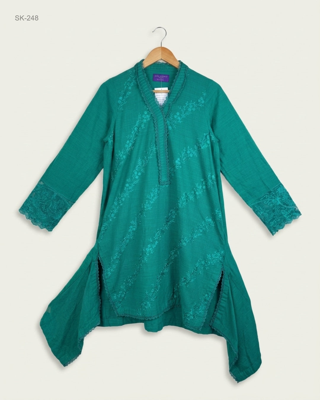 SANA SAFINAZ (SK-248) Embroidered Asymmetrical Kurta