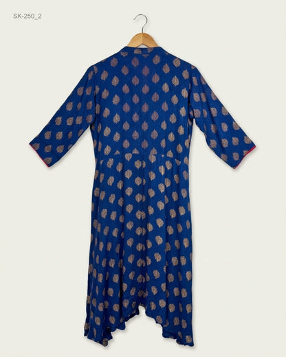 Buy Premium Summer Kurti in Blue LILAN by SADEE for Womens | OTS Thrift Store Pakistan