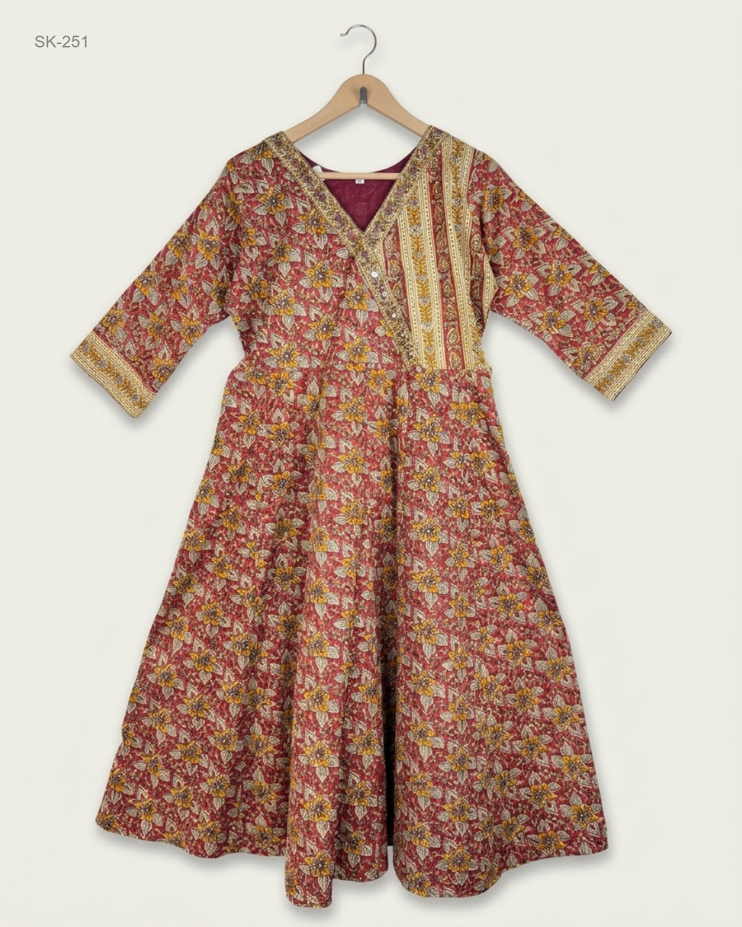 CUT LABEL (SK-251) Flared Anarkali Kurta