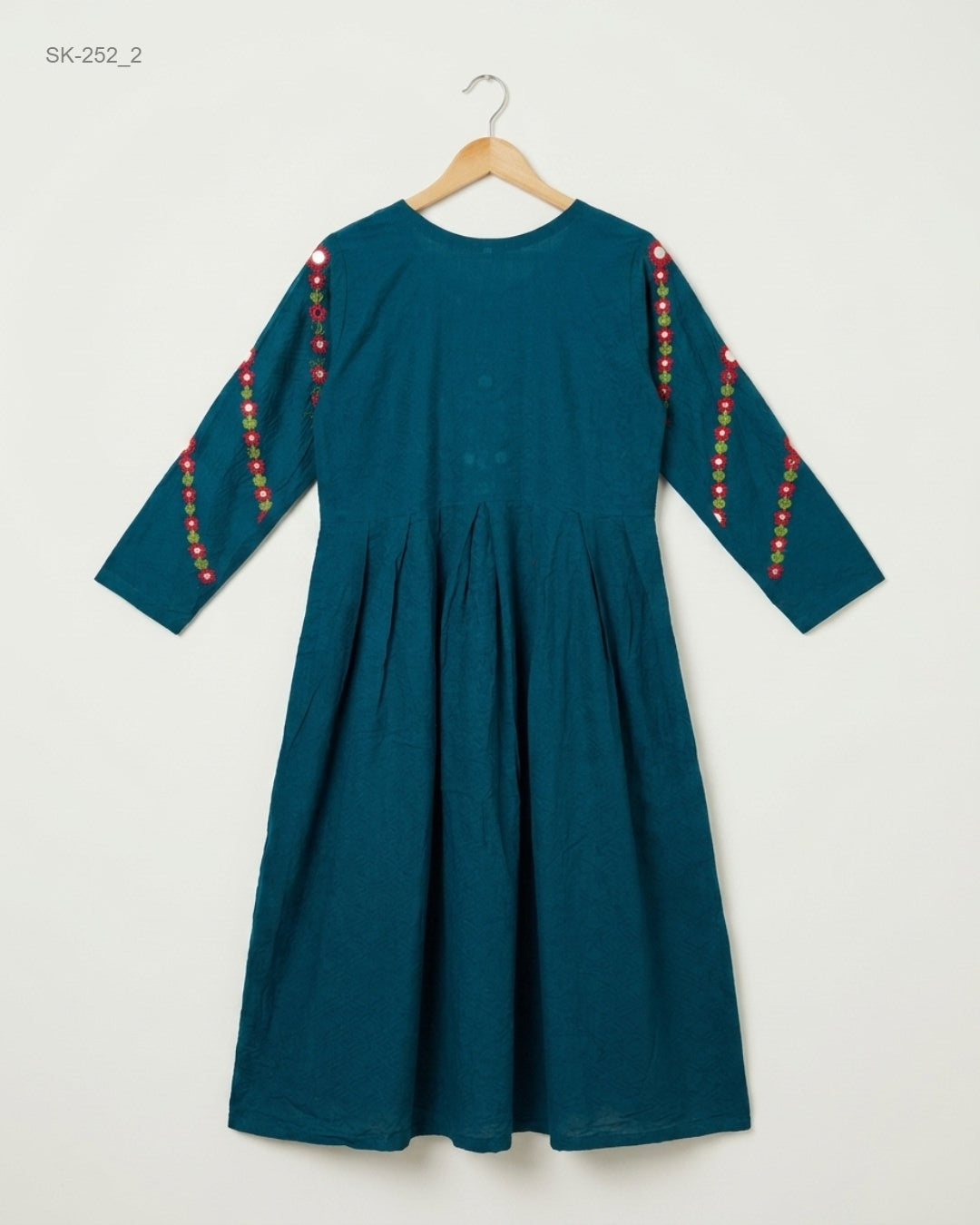 CUT LABEL (SK-252) Embroidered A-Line Kurta