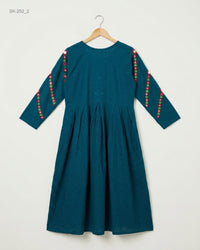 CUT LABEL (SK-252) Embroidered A-Line Kurta